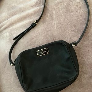Black used Kate spade crossbody purse
